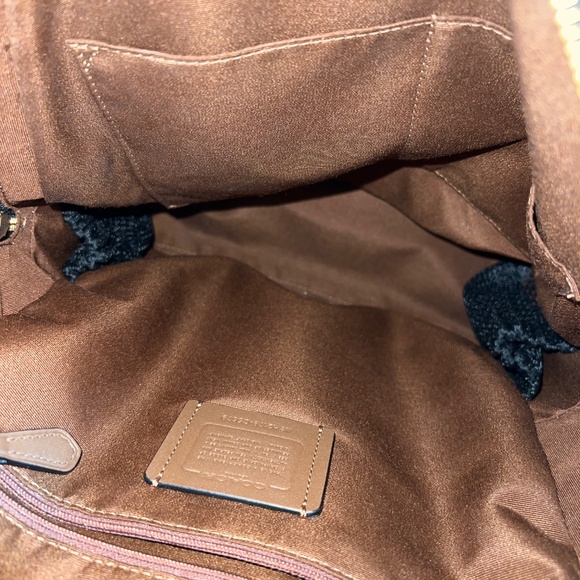 Coach Signature Canvas Backpack